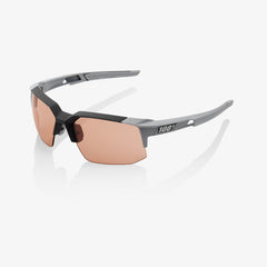 100% Speedcoupe sunčane naočale Soft Tact Stone Grey, HiPER Coral Lens, OS