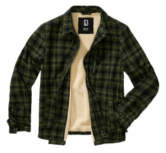 Brandit Classic Sherpa jakna, maslinasto zeleno-crna