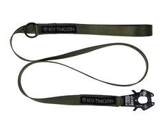 K9 Thorn Kong Frog povodac, maslinasti, 200 cm