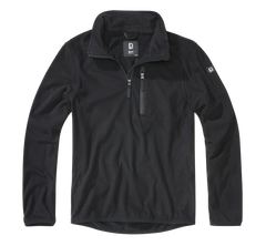 Brandit Fleece Troyer jakna, crna
