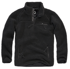 Brandit Teddyfleece Troyer flis jakna, crna