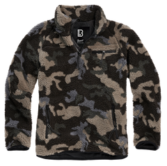 Brandit Teddyfleece Troyer flis jakna, darkcamo