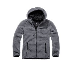 Brandit Worker flis jakna s kapuljačom Teddyfleece, anthracite