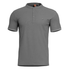 Pentagon Levantes Henley Stripes majica, siva