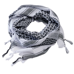 Brandit Shemag bandana, bijelo-crna