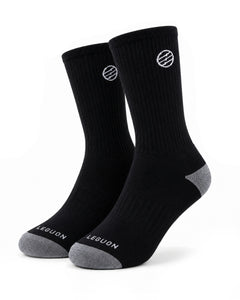 Leguon Aegon Merino Lite čarape, crne
