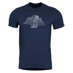 Pentagon Wireframe majica muška s kratkim rukavom, midnight blue