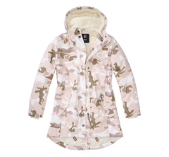 Brandit Marsh Lake ženska parka zimska jakna s kapuljačom, Candy camo