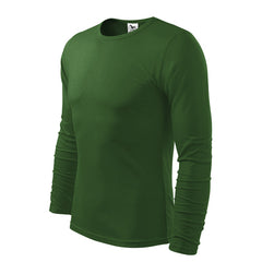 Malfini Fit-T majica s dugim rukavom 160g/m2, zelena