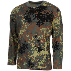 MFH majica s dugim rukavom američka, BW camo
