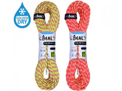 BEAL Ice Line Unicore penjačko polu-uže 8,1 mm 2 × 50 m, anis / narančasto