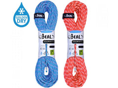 BEAL Ice Line Unicore penjačko polu-uže 8,1 mm 2 × 50 m, emerald / narančasto