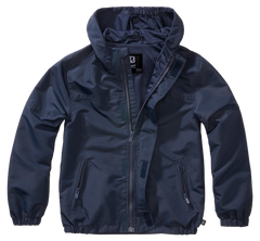 Brandit Summer Frontzip Windbreaker jakna dječja, mornaričko plava