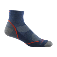 Darn Tough Light Hiker 1/4 Lightweight planinarske čarape s amortizacijom, Denim