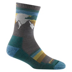 Darn Tough Sunset Ledge Micro Crew Lightweight planinarske čarape s amortizacijom, Dark Teal