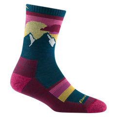 Darn Tough Sunset Ledge Micro Crew Lightweight planinarske čarape s amortizacijom, Taupe
