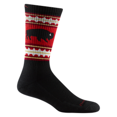Darn Tough VanGrizzle Boot Midweight planinarske čarape s amortizacijom, Crna
