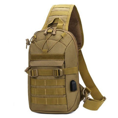 DRAGOWA TACTICAL Oscar jednoramenski ruksak, khaki