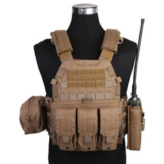 Emersongear LBT6094A nosač ploča 500D s 3 džepa, coyote