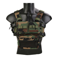 Emersongear Micro Fight Chissis MK3 chest rig 500D, woodland