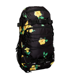 Forvert Louis ruksak Allover 20L, crni hibiscus