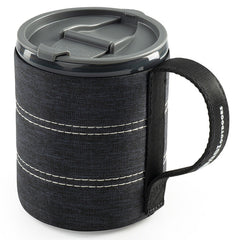 GSI Outdoors Infinity Backpacker Mug dječja šalica s nastavkom 550 ml, crna