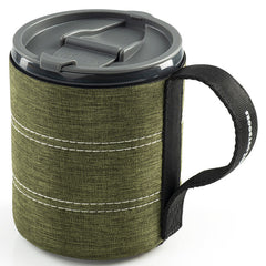 GSI Outdoors Infinity Backpacker Mug dječja šalica s nastavkom 550 ml, zelena