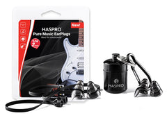 HASPRO Pure music čepovi za uši, crni