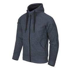 Helikon-Tex Covert taktički pulover s kapuljačom (FullZip), Melange Blue