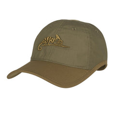 Helikon-Tex kapa sa šiltom PolyCotton Ripstop s logom, Adaptive Green / Coyote