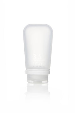 Humangear GoToob+ silikonska putna boca/posuda 100 ml, prozirna