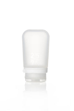 Humangear GoToob+ silikonska putna boca/posuda, 74 ml, prozirna