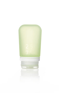 Humangear GoToob+ silikonska putna boca/posuda 74 ml, zelena