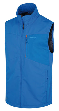 HUSKY Salien softshell muški prsluk M, neonsko plavi