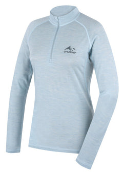 HUSKY Merino majica DL Merow termo rublje zatvarač, faded mint, L