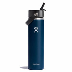 Hydro Flask Wide Mouth termoboca Flex Straw Cap 24 OZ 710 ml široka s nastavkom, indigo