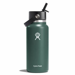 Hydro Flask Wide Flex Straw Cap termoboca 946 ml široka s nastavkom 32 OZ, fir
