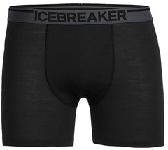 Icebreaker Anatomica muške bokserice, crne