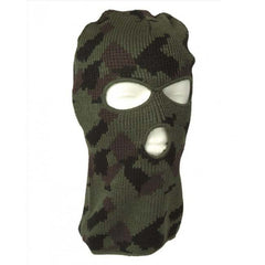 Mil-Tec balaklava 3 otvora uzorak Woodland