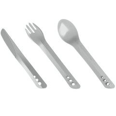 Lifeventure Ellipse Cutlery Set pribor plastični, svjetlosivi