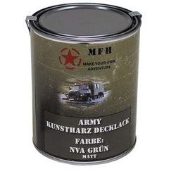 MFH army 1 litar posuda boja, NVA zelena mat