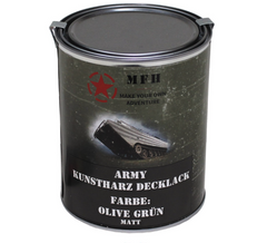 MFH army boca plastična boja, oliv drab mat, 1 litar