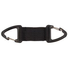 MFH karabiner dvostrani s osiguračem, crni