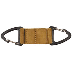 MFH karabiner dvostrani s osiguračem, coyote