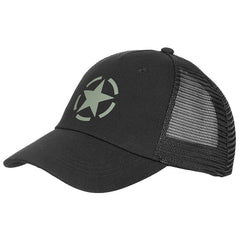 MFH Trucker Cap kapa sa šiltom, podesiva veličina, crna