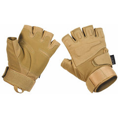 MFH Tactical rukavice bez prstiju 1/2, Coyote