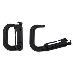 MFH MOLLE turistički karabiner plastični 2kom, crni