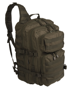 Mil-Tec Assault large ruksak s jednom naramenicom, maslinasto zelen 29L