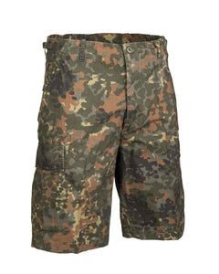 Mil-Tec BDU kratke hlače rip-stop prethodno oprane US tip, flecktarn