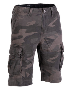 Mil-Tec VINTAGE kratke hlače pamučne prethodno oprane, dark camo